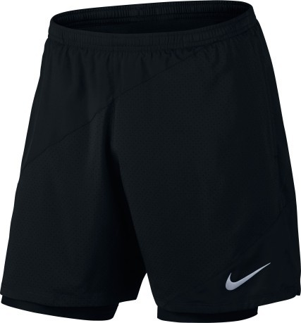 Shorts Man Running Distance 7in 2-in-1 colore Black - Nike - SportIT.com