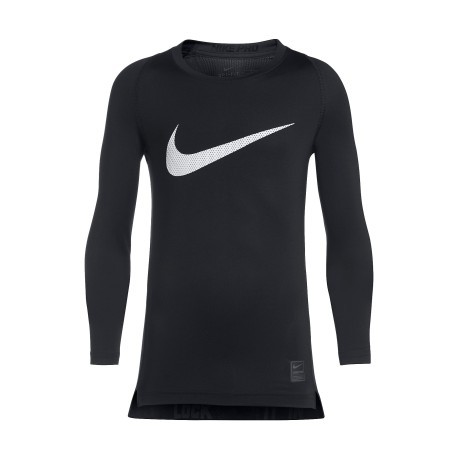 T-Junior Football Shirt The Nike Pro Combat HyperCool colore Black - Nike 