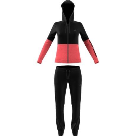 Trainingsanzug Damen Baumwolle Marker colore schwarz Rosa - Adidas -  SportIT.com