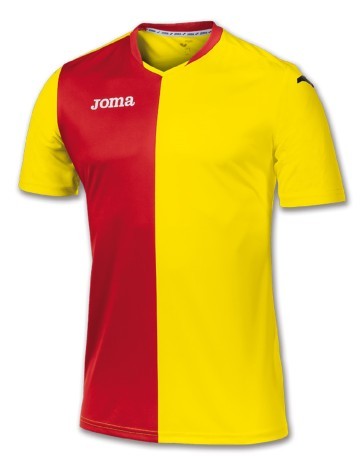 Football Shirt Joma Premier colore Yellow Red - Joma - SportIT.com