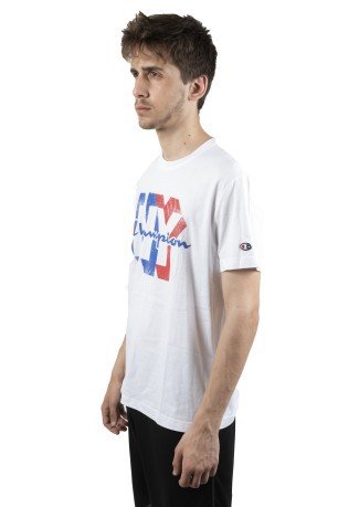 Camiseta de Hombre de Luz NY blanca en la parte delantera