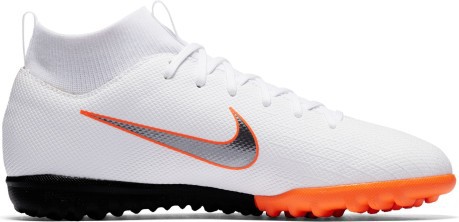 Shoes Football Child Nike Mercurial SuperflyX YOU Academy TF Just Do It  Pack colore White Orange - Nike - SportIT.com