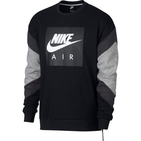 Men's Sweatshirt Air colore Black Grey - Nike - SportIT.com