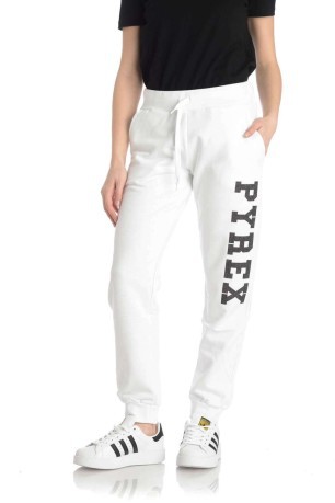 Pantaloni Tuta Donna Glitter colore Bianco - Pyrex - SportIT.com
